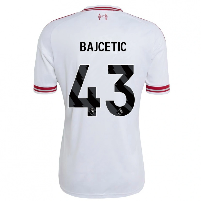 Danxen Damen Stefan Bajcetic #43 Rot Weiß Auswärtstrikot Trikot 2026/27 T-Shirt Österreich