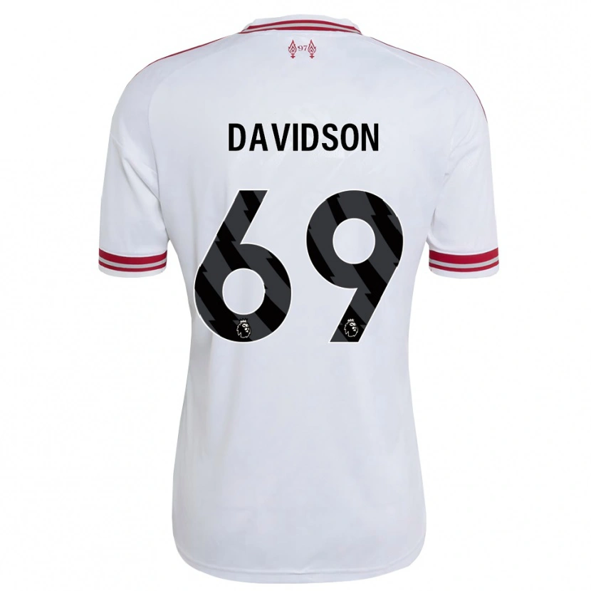 Danxen Damen Josh Davidson #69 Rot Weiß Auswärtstrikot Trikot 2026/27 T-Shirt Österreich