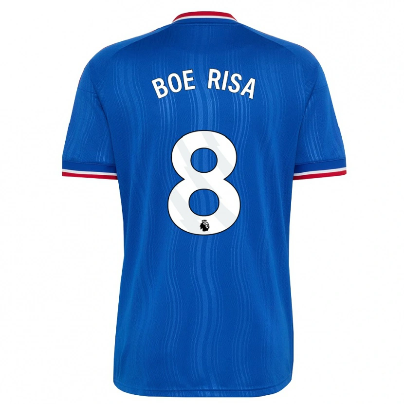 Danxen Damen Vilde Boe Risa #8 Blau Weiß Rot Auswärtstrikot Trikot 2026/27 T-Shirt Österreich