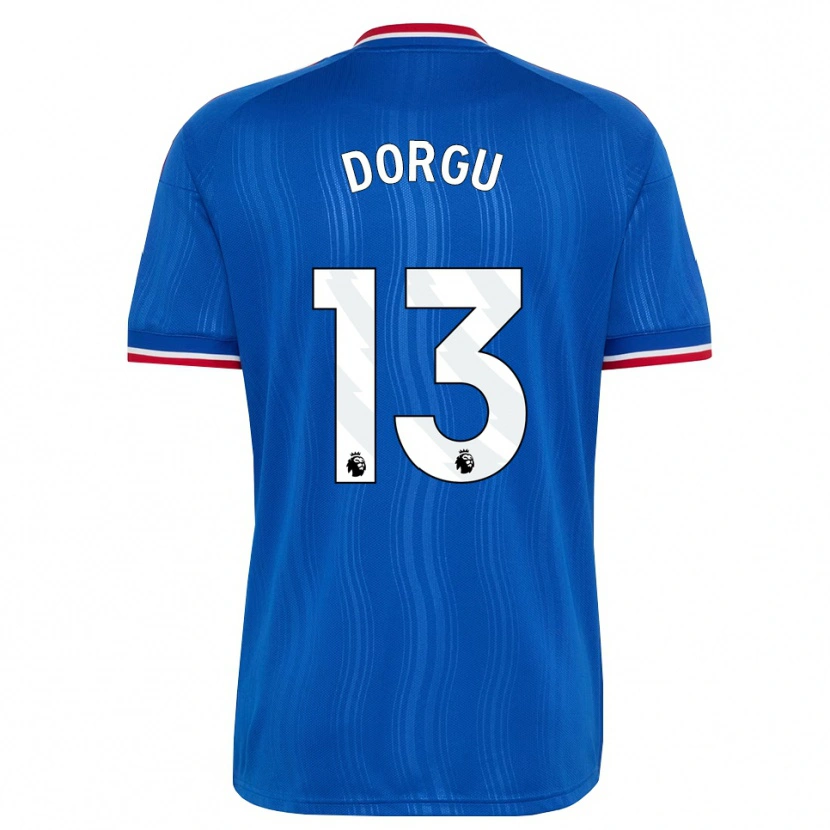 Danxen Damen Patrick Dorgu #13 Blau Weiß Rot Auswärtstrikot Trikot 2026/27 T-Shirt Österreich
