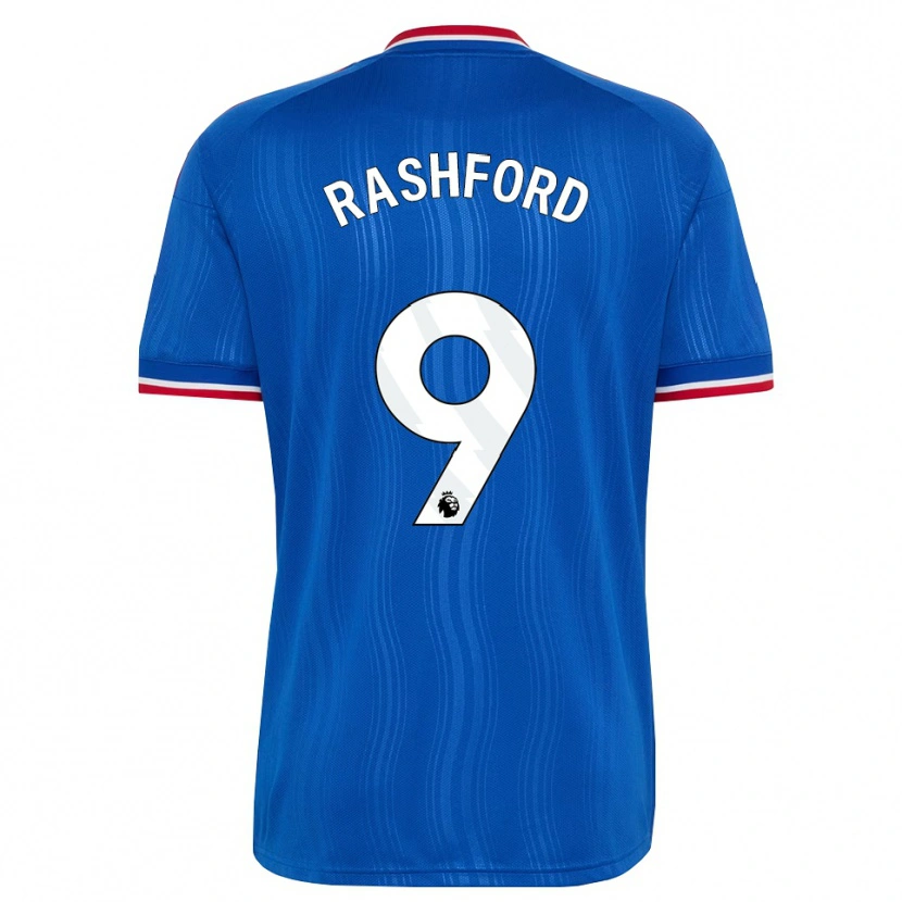 Danxen Damen Marcus Rashford #9 Blau Weiß Rot Auswärtstrikot Trikot 2026/27 T-Shirt Österreich
