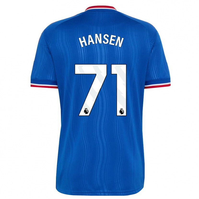 Danxen Damen Isak Hansen-Aaroen #71 Blau Weiß Rot Auswärtstrikot Trikot 2026/27 T-Shirt Österreich