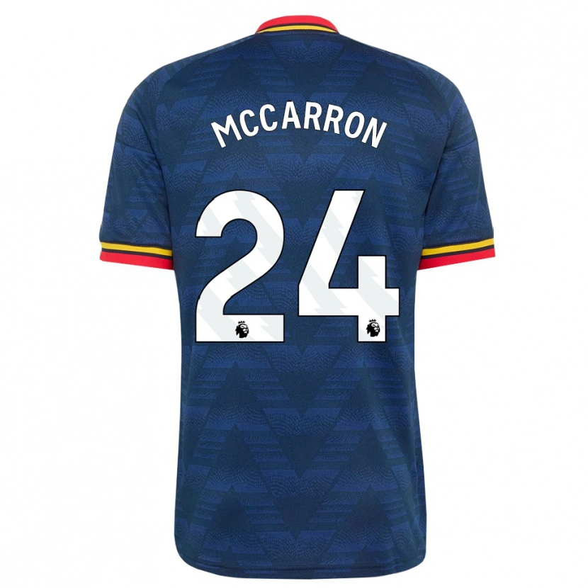 Danxen Damen Daniel Mccarron #24 Mitternachtsblau Gelb Rot Auswärtstrikot Trikot 2026/27 T-Shirt Österreich
