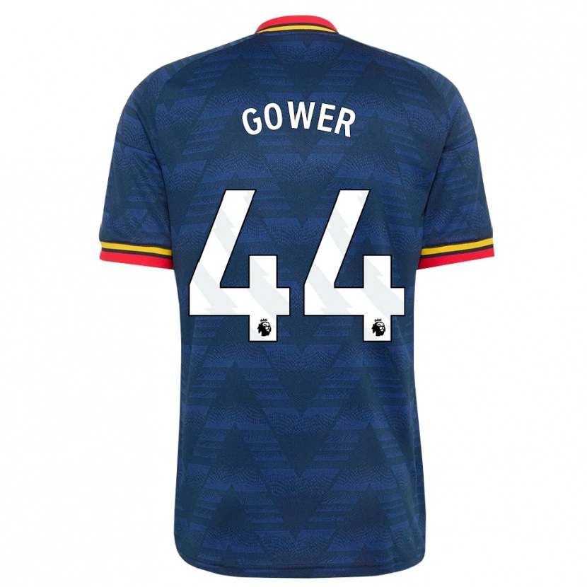 Danxen Damen Jimi Gower #44 Mitternachtsblau Gelb Rot Auswärtstrikot Trikot 2026/27 T-Shirt Österreich