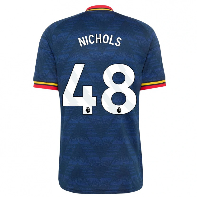Danxen Damen Josh Nichols #48 Mitternachtsblau Gelb Rot Auswärtstrikot Trikot 2026/27 T-Shirt Österreich