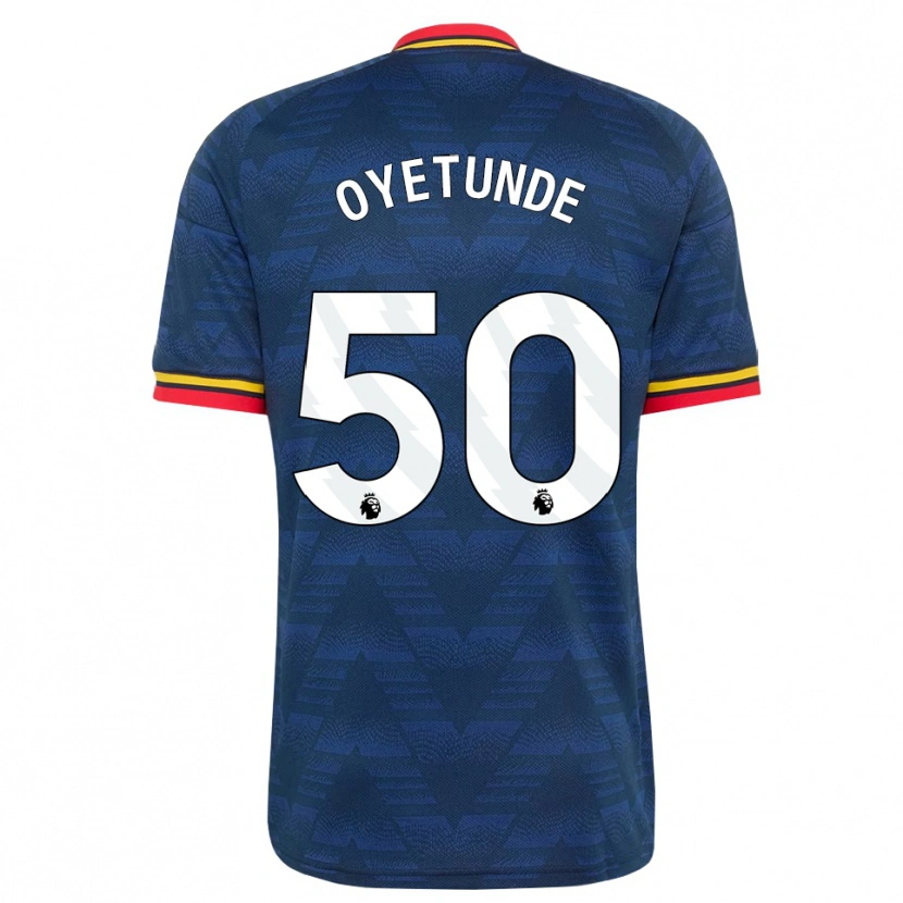 Danxen Damen Daniel Oyetunde #50 Mitternachtsblau Gelb Rot Auswärtstrikot Trikot 2026/27 T-Shirt Österreich
