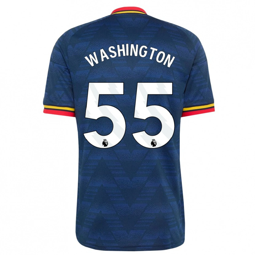 Danxen Damen Marcell Washington #55 Mitternachtsblau Gelb Rot Auswärtstrikot Trikot 2026/27 T-Shirt Österreich