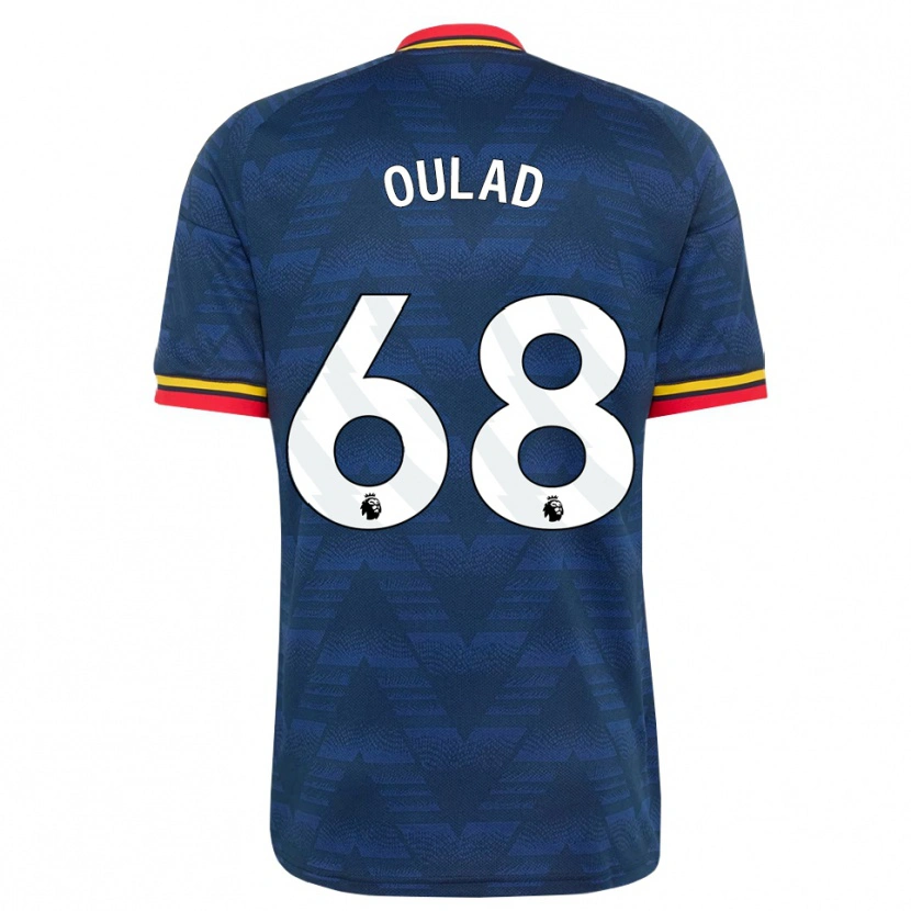 Danxen Damen Salah-Eddine Oulad M'hand #68 Mitternachtsblau Gelb Rot Auswärtstrikot Trikot 2026/27 T-Shirt Österreich