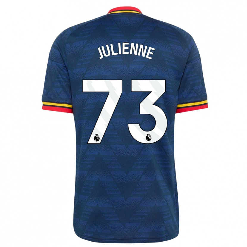 Danxen Damen Theo Julienne #73 Mitternachtsblau Gelb Rot Auswärtstrikot Trikot 2026/27 T-Shirt Österreich