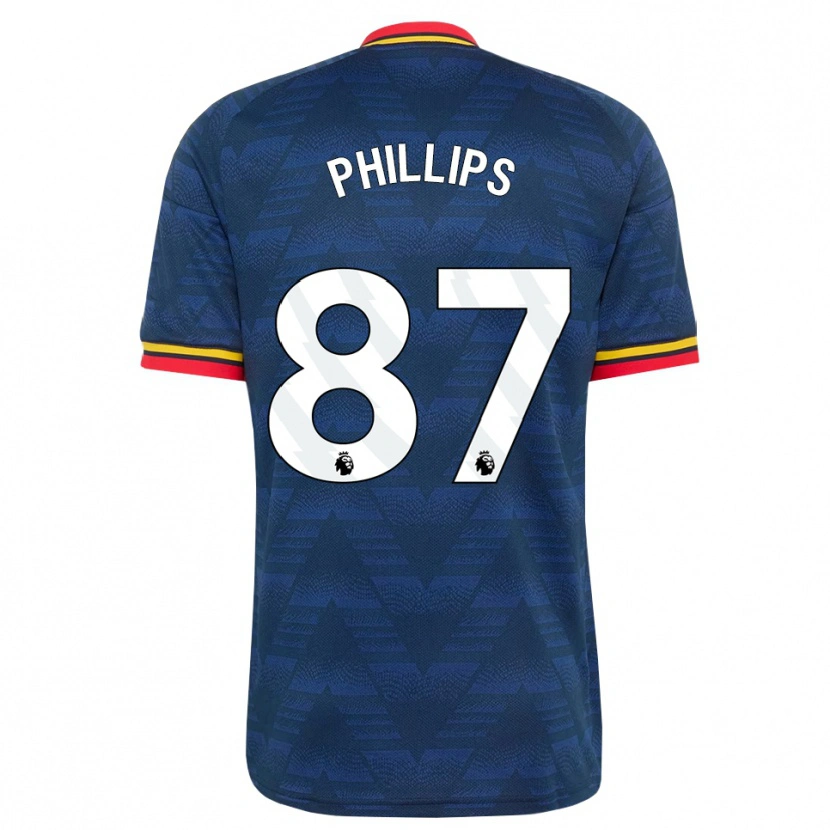 Danxen Damen Bowen Phillips #87 Mitternachtsblau Gelb Rot Auswärtstrikot Trikot 2026/27 T-Shirt Österreich