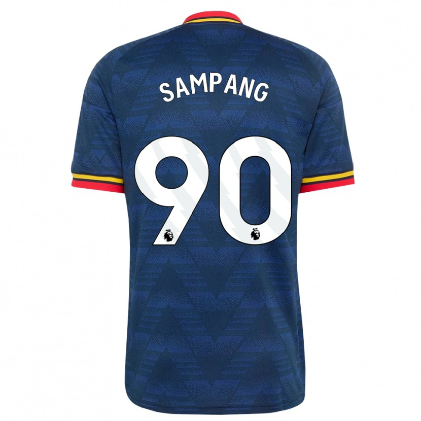 Danxen Damen Saurap Sampang #90 Mitternachtsblau Gelb Rot Auswärtstrikot Trikot 2026/27 T-Shirt Österreich
