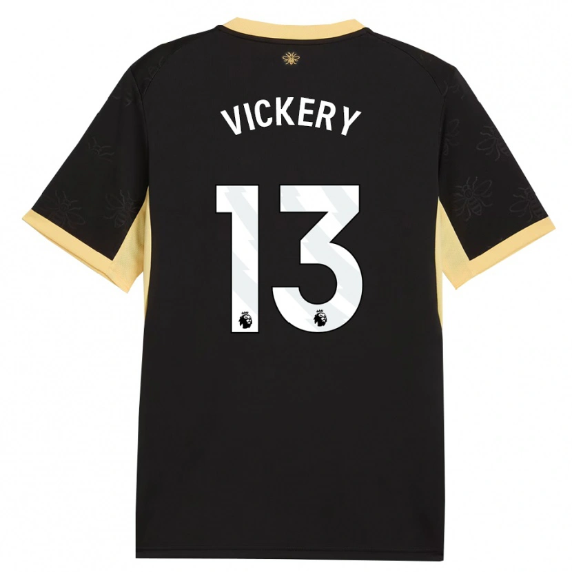 Danxen Damen Ben Vickery #13 Schwarz Gelb Auswärtstrikot Trikot 2026/27 T-Shirt Österreich