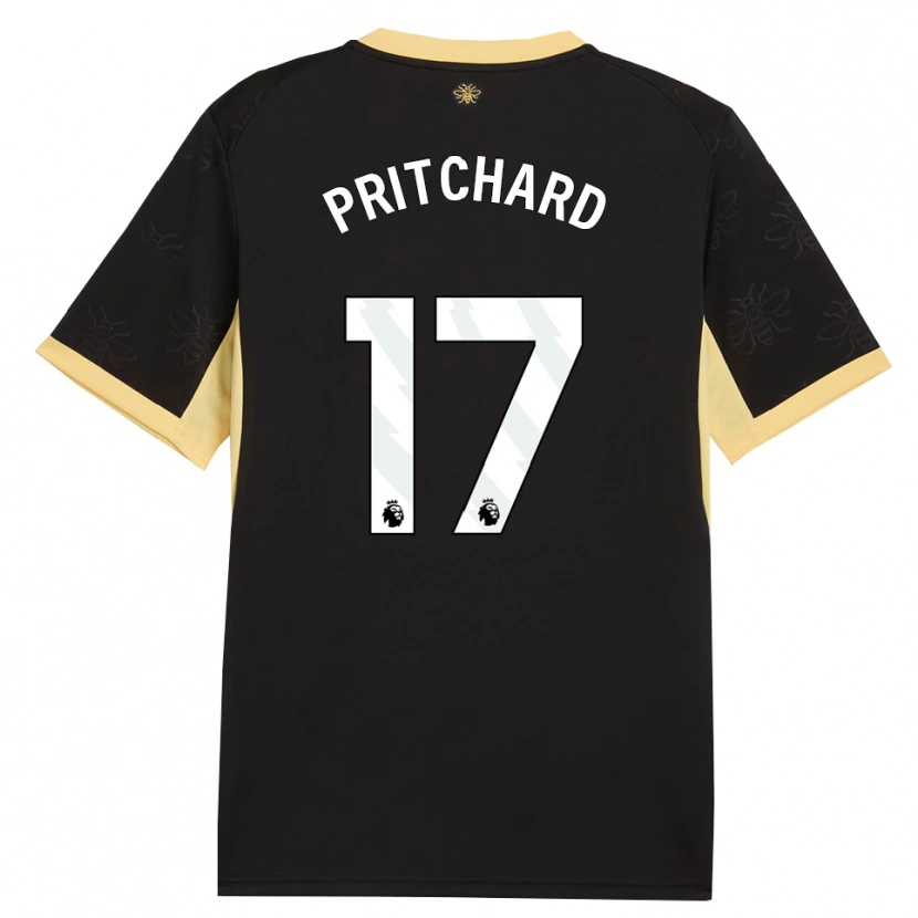 Danxen Damen Poppy Pritchard #17 Schwarz Gelb Auswärtstrikot Trikot 2026/27 T-Shirt Österreich