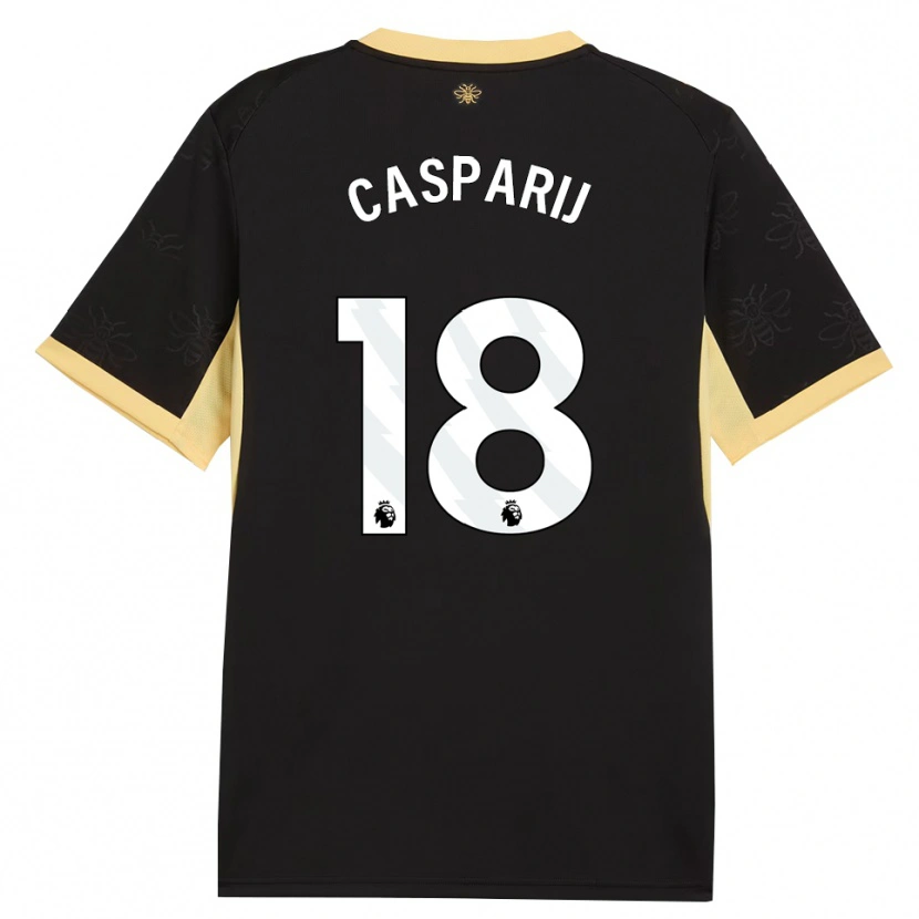 Danxen Damen Kerstin Casparij #18 Schwarz Gelb Auswärtstrikot Trikot 2026/27 T-Shirt Österreich