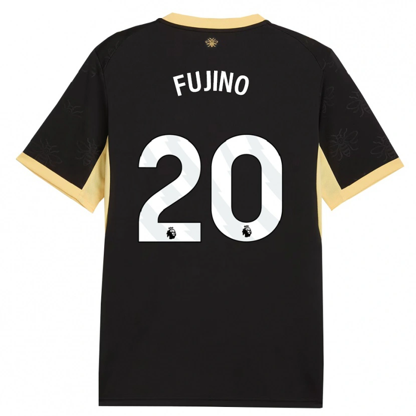 Danxen Damen Aoba Fujino #20 Schwarz Gelb Auswärtstrikot Trikot 2026/27 T-Shirt Österreich