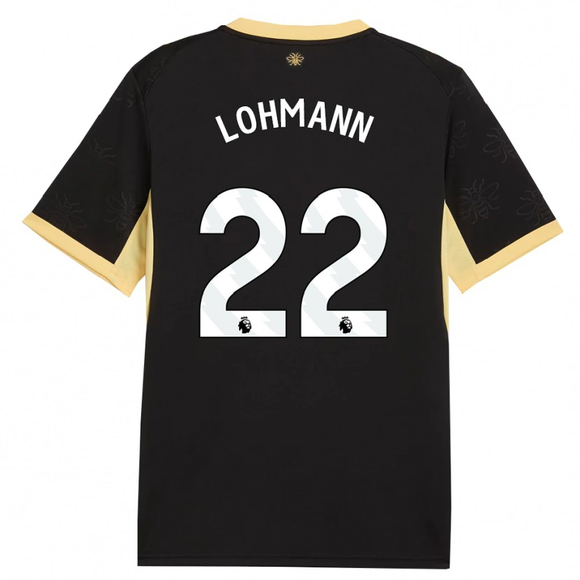 Danxen Damen Sydney Lohmann #22 Schwarz Gelb Auswärtstrikot Trikot 2026/27 T-Shirt Österreich