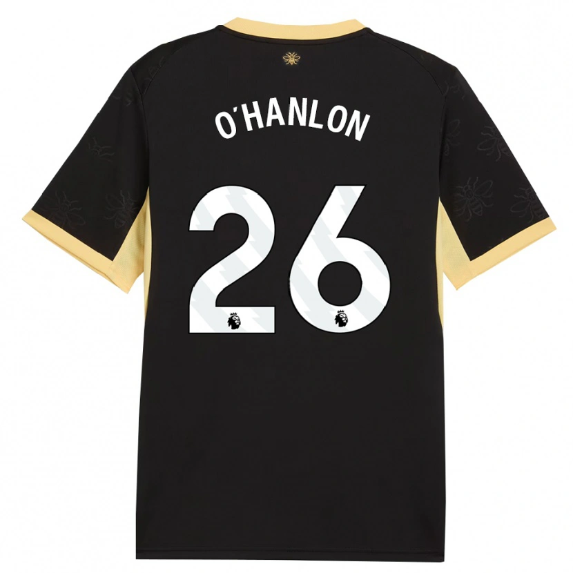 Danxen Damen Tara O'hanlon #26 Schwarz Gelb Auswärtstrikot Trikot 2026/27 T-Shirt Österreich