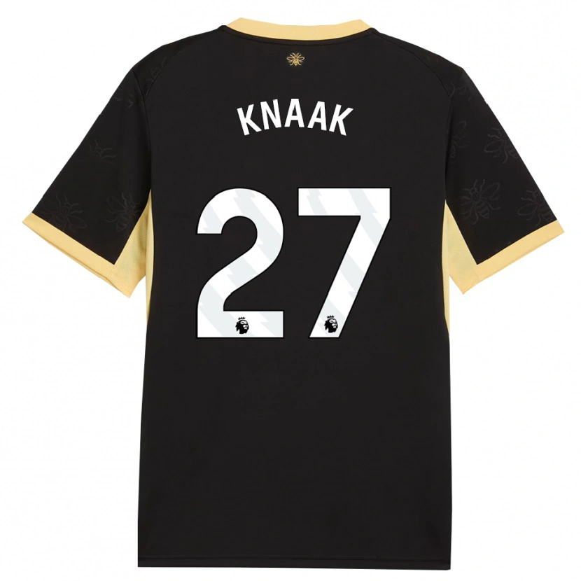 Danxen Damen Rebecca Knaak #27 Schwarz Gelb Auswärtstrikot Trikot 2026/27 T-Shirt Österreich