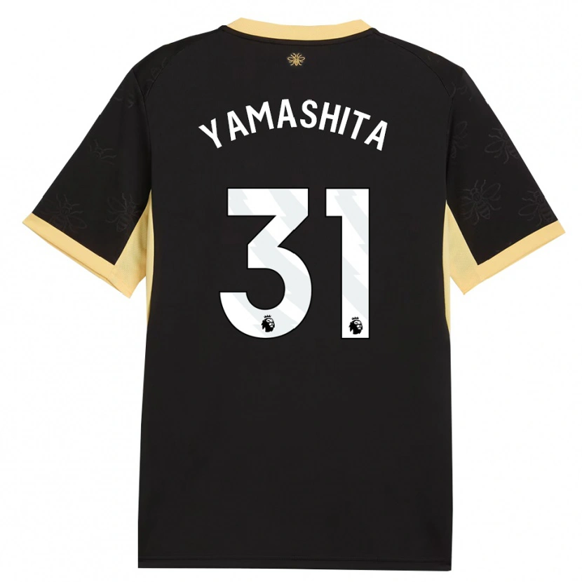 Danxen Damen Ayaka Yamashita #31 Schwarz Gelb Auswärtstrikot Trikot 2026/27 T-Shirt Österreich