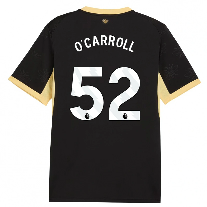 Danxen Damen Eve O'carroll #52 Schwarz Gelb Auswärtstrikot Trikot 2026/27 T-Shirt Österreich