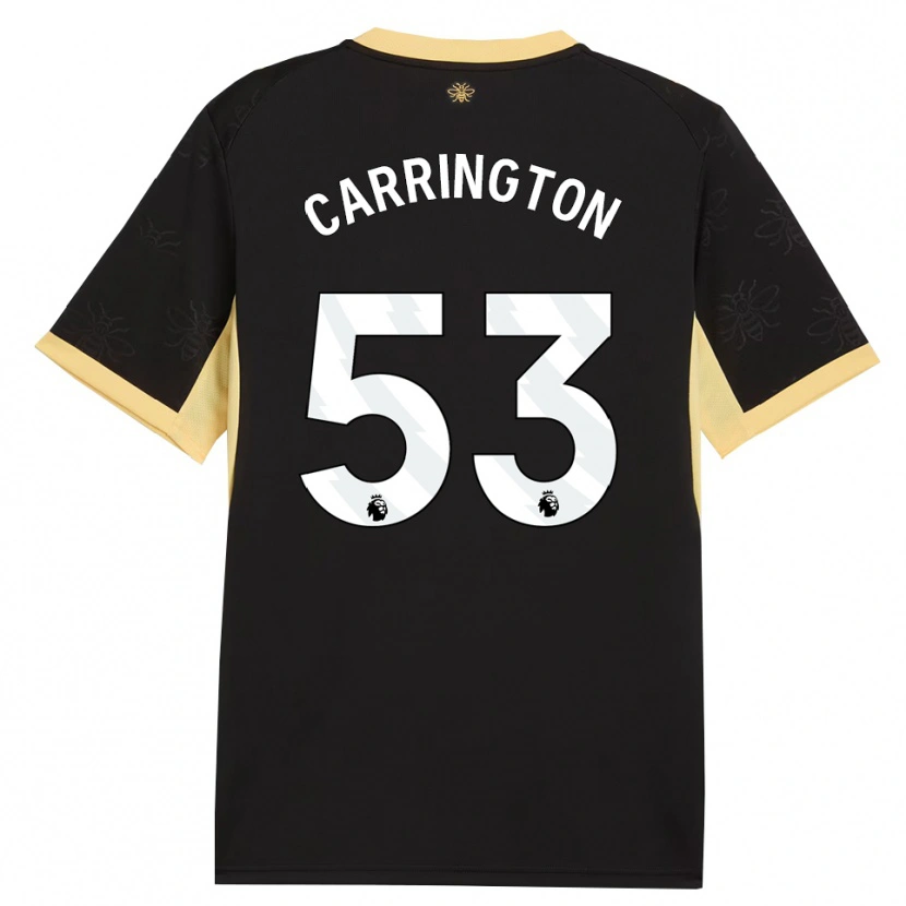 Danxen Damen Ezra Carrington #53 Schwarz Gelb Auswärtstrikot Trikot 2026/27 T-Shirt Österreich