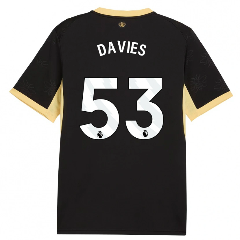Danxen Damen Mayzee Davies #53 Schwarz Gelb Auswärtstrikot Trikot 2026/27 T-Shirt Österreich