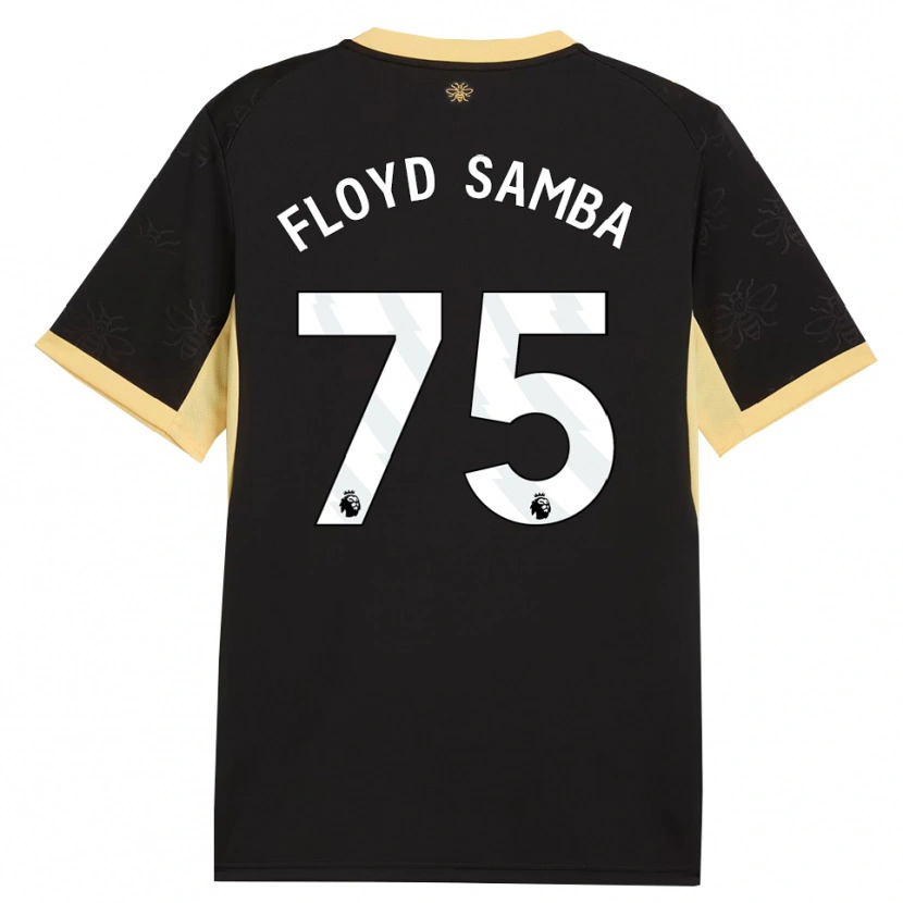 Danxen Damen Floyd Samba #75 Schwarz Gelb Auswärtstrikot Trikot 2026/27 T-Shirt Österreich