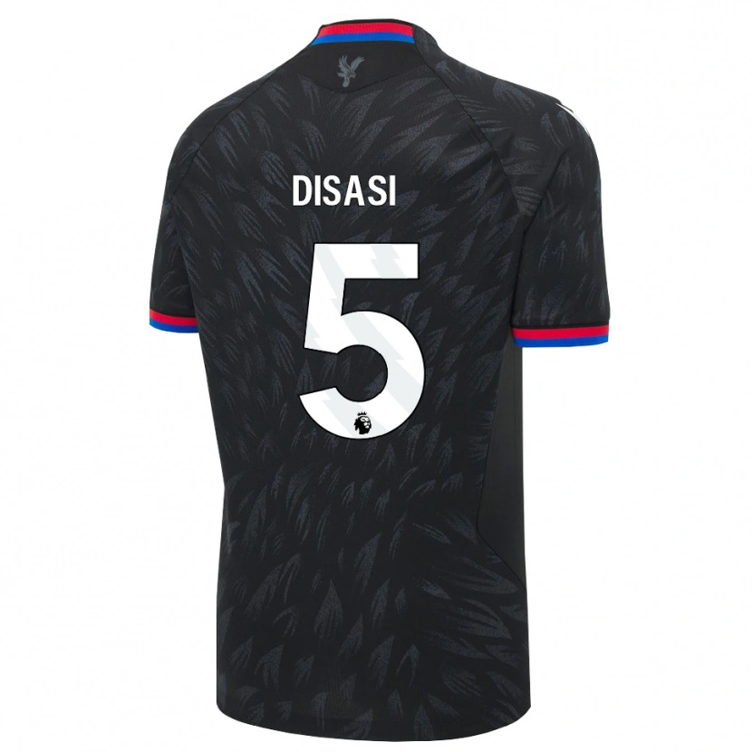 Danxen Damen Axel Disasi #5 Schwarz Blau Rot Auswärtstrikot Trikot 2026/27 T-Shirt Österreich