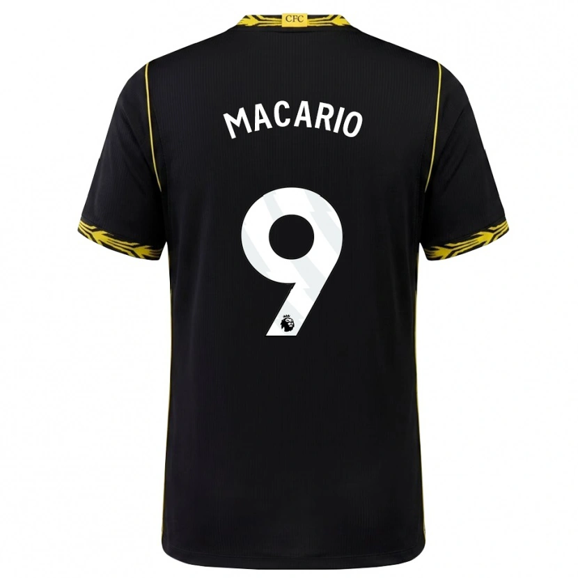 Danxen Damen Catarina Macario #9 Schwarz Gelb Auswärtstrikot Trikot 2026/27 T-Shirt Österreich