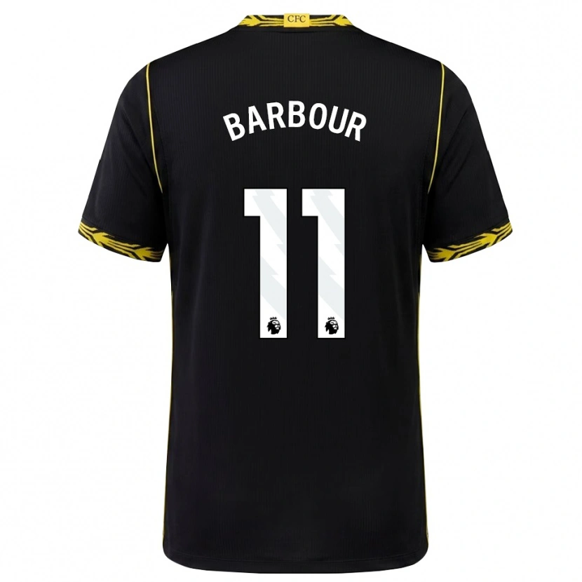 Danxen Damen Kobe Barbour #11 Schwarz Gelb Auswärtstrikot Trikot 2026/27 T-Shirt Österreich