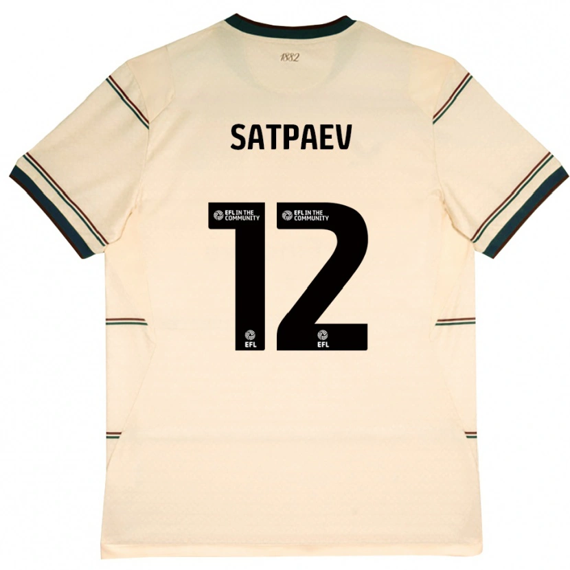 Danxen Damen Dastan Satpaev #12 Beige Burgund Auswärtstrikot Trikot 2026/27 T-Shirt Österreich