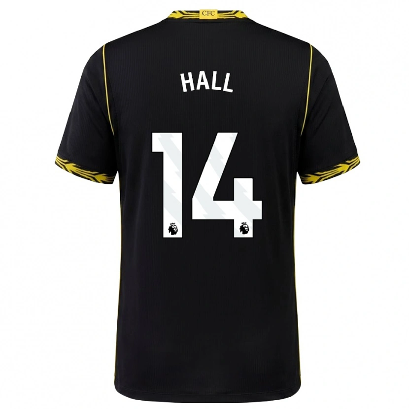 Danxen Damen Jacob Hall #14 Schwarz Gelb Auswärtstrikot Trikot 2026/27 T-Shirt Österreich