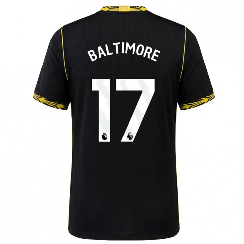 Danxen Damen Sandy Baltimore #17 Schwarz Gelb Auswärtstrikot Trikot 2026/27 T-Shirt Österreich