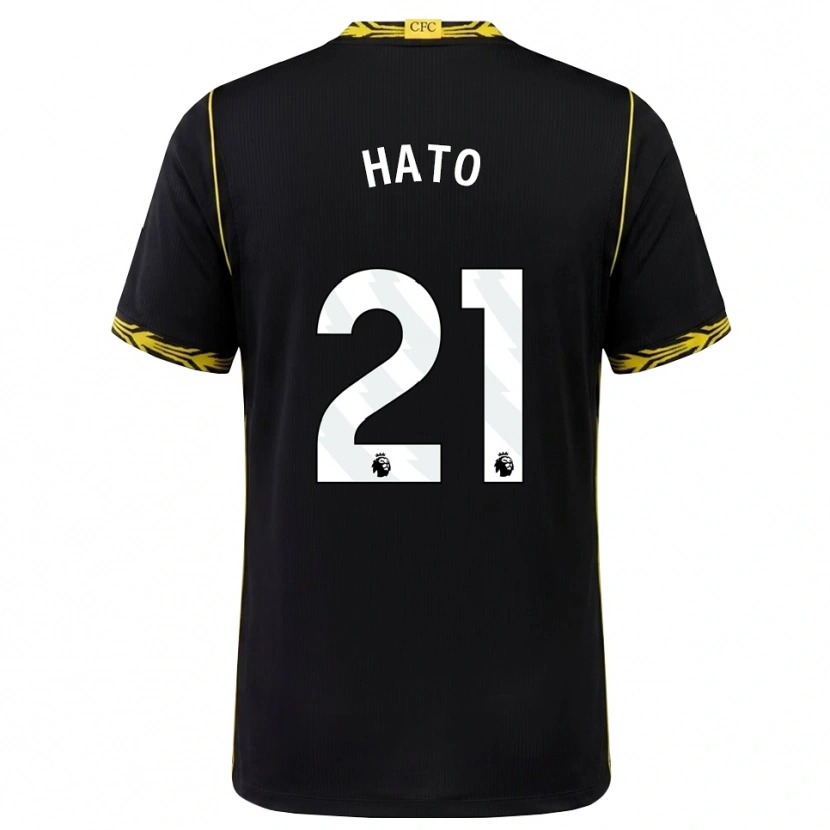 Danxen Damen Jorrel Hato #21 Schwarz Gelb Auswärtstrikot Trikot 2026/27 T-Shirt Österreich