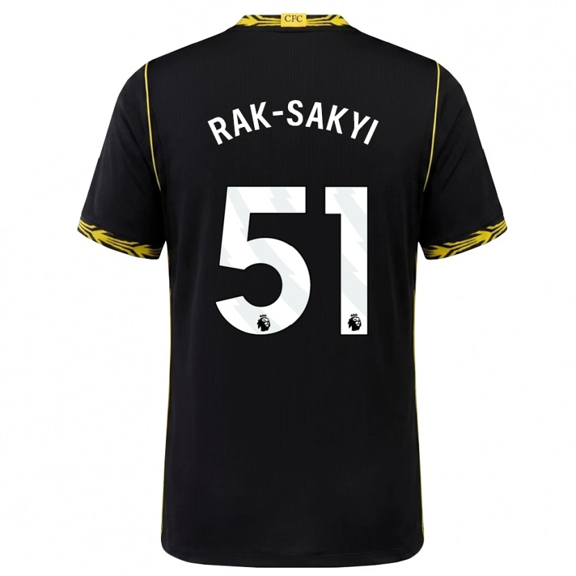 Danxen Damen Sam Rak-Sakyi #51 Schwarz Gelb Auswärtstrikot Trikot 2026/27 T-Shirt Österreich