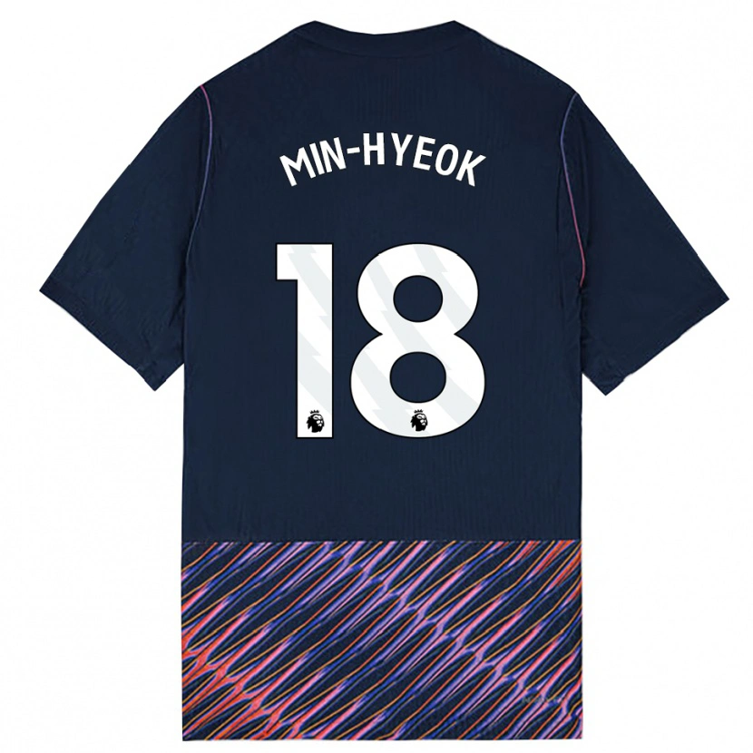 Danxen Damen Min-Hyeok Yang #18 Königlich Blau Weiß Auswärtstrikot Trikot 2026/27 T-Shirt Österreich