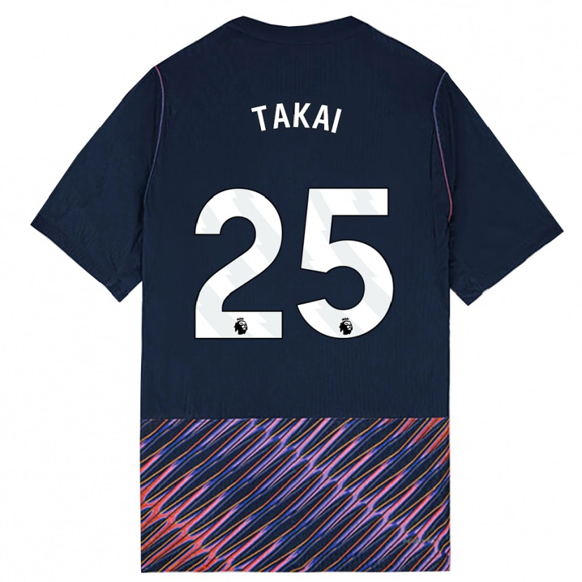 Danxen Damen Kota Takai #25 Königlich Blau Weiß Auswärtstrikot Trikot 2026/27 T-Shirt Österreich