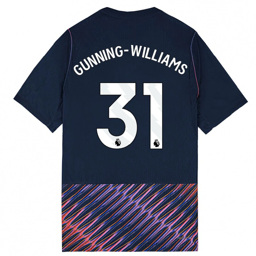Danxen Damen Lenna Gunning-Williams #31 Königlich Blau Weiß Auswärtstrikot Trikot 2026/27 T-Shirt Österreich