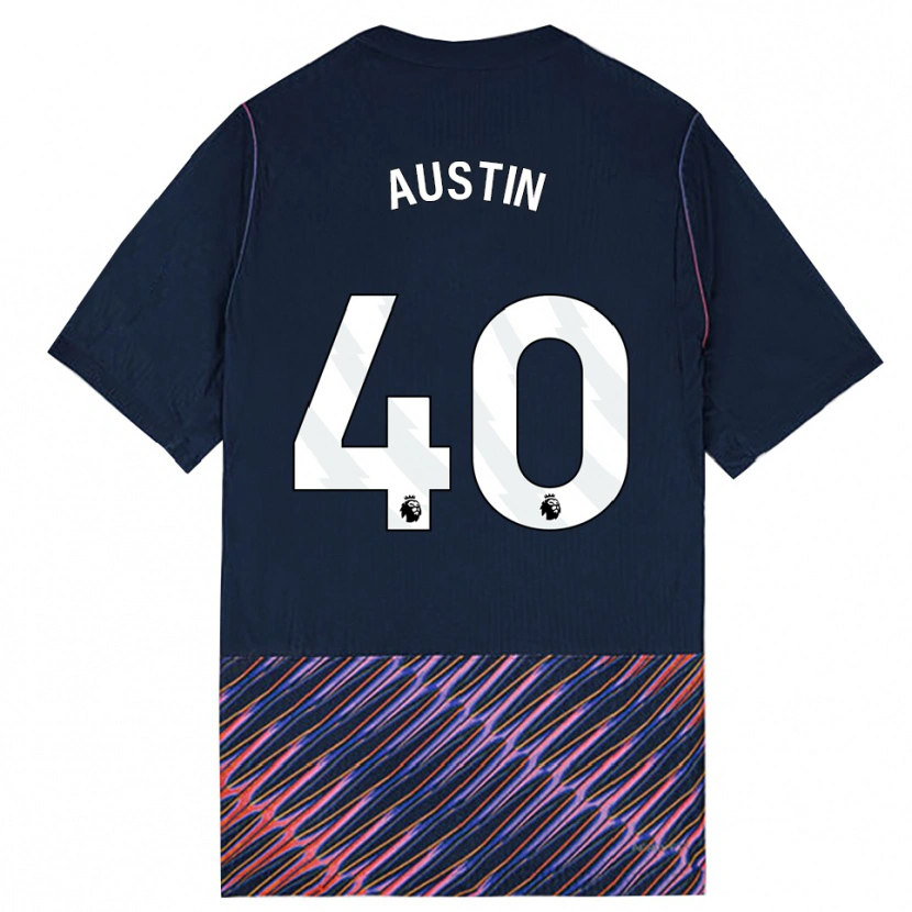 Danxen Damen Brandon Austin #40 Königlich Blau Weiß Auswärtstrikot Trikot 2026/27 T-Shirt Österreich