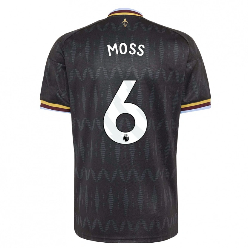 Danxen Damen Lennon Moss #6 Kornblumenblau Schwarz Gelb Auswärtstrikot Trikot 2026/27 T-Shirt Österreich