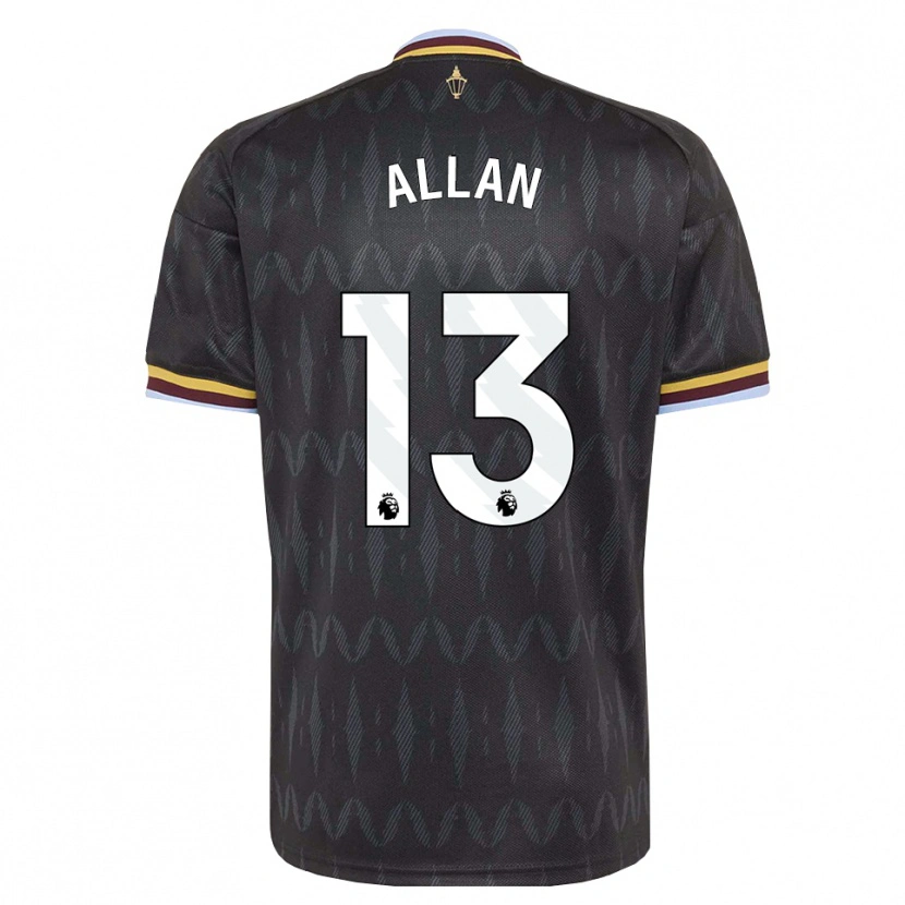 Danxen Damen Jack Allan #13 Kornblumenblau Schwarz Gelb Auswärtstrikot Trikot 2026/27 T-Shirt Österreich