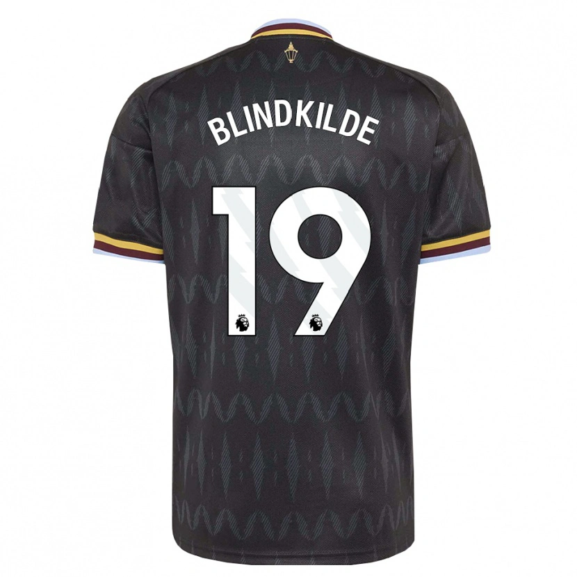 Danxen Damen Laura Blindkilde #19 Kornblumenblau Schwarz Gelb Auswärtstrikot Trikot 2026/27 T-Shirt Österreich