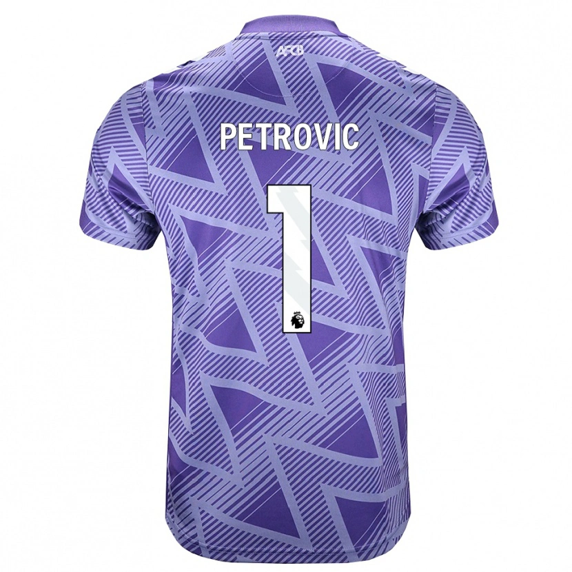 Danxen Damen Djordje Petrovic #1 Blassesviolett Rot Weiß Auswärtstrikot Trikot 2026/27 T-Shirt Österreich