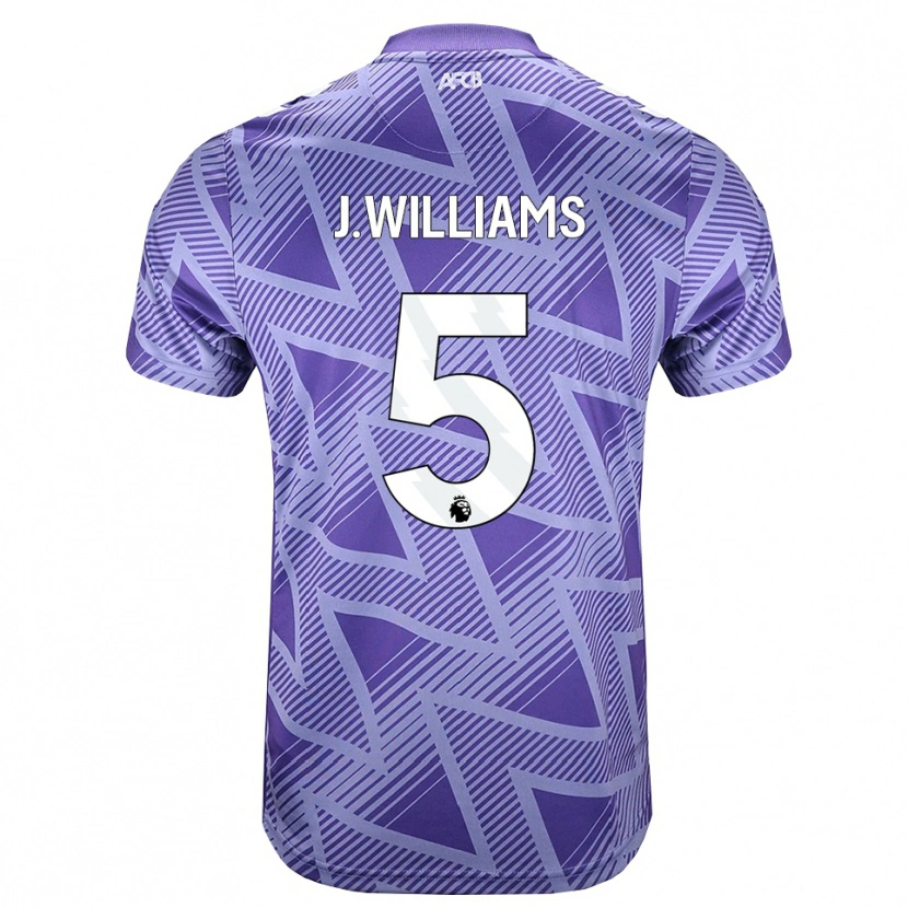 Danxen Damen Jay Williams #5 Blassesviolett Rot Weiß Auswärtstrikot Trikot 2026/27 T-Shirt Österreich