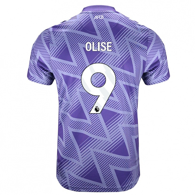 Danxen Damen Josh Hamilton-Olise #9 Blassesviolett Rot Weiß Auswärtstrikot Trikot 2026/27 T-Shirt Österreich