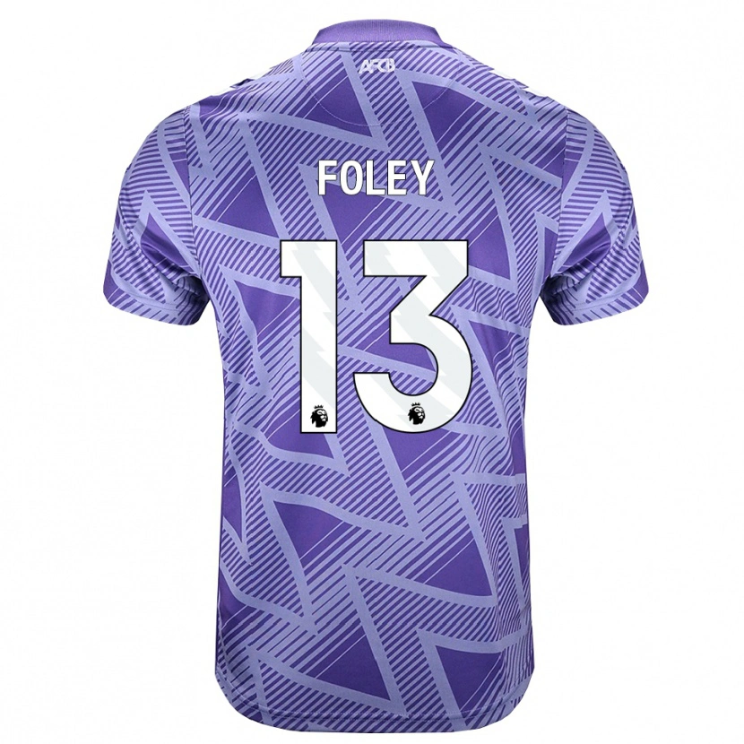 Danxen Damen Erin Foley #13 Blassesviolett Rot Weiß Auswärtstrikot Trikot 2026/27 T-Shirt Österreich