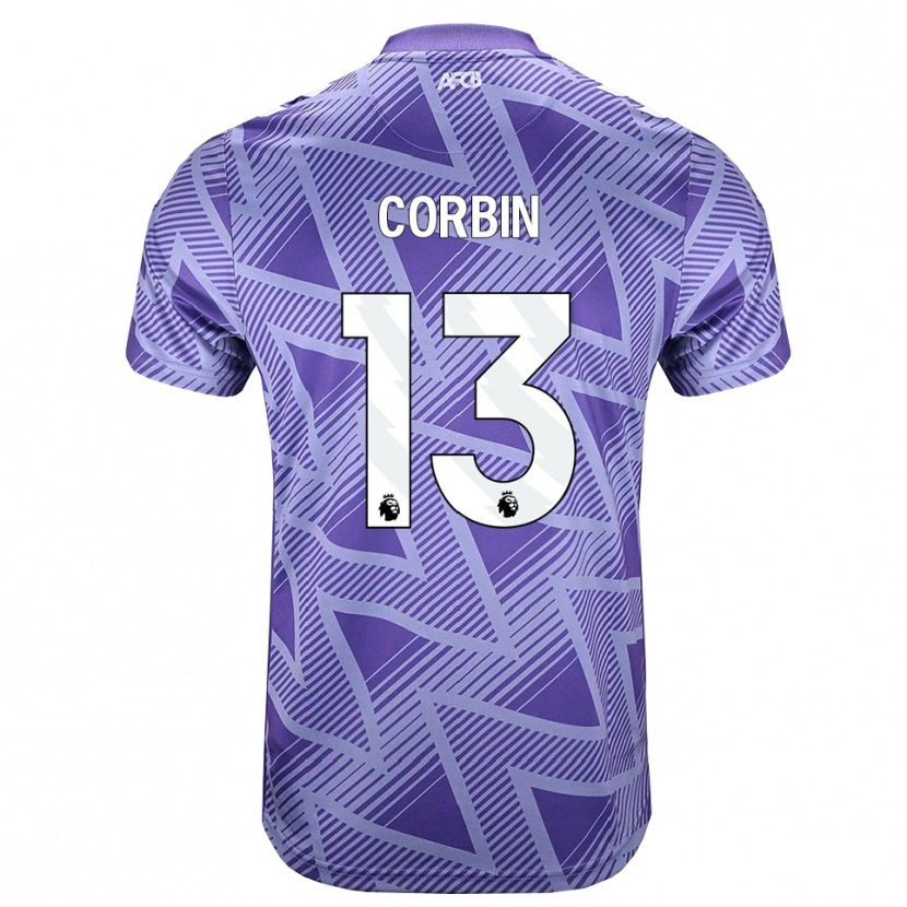 Danxen Damen Helen Corbin #13 Blassesviolett Rot Weiß Auswärtstrikot Trikot 2026/27 T-Shirt Österreich