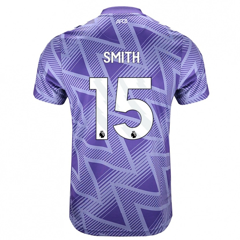 Danxen Damen Adam Smith #15 Blassesviolett Rot Weiß Auswärtstrikot Trikot 2026/27 T-Shirt Österreich