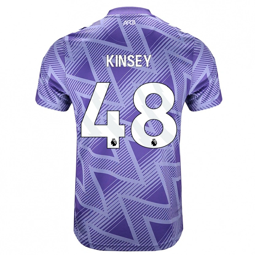 Danxen Damen Max Kinsey #48 Blassesviolett Rot Weiß Auswärtstrikot Trikot 2026/27 T-Shirt Österreich