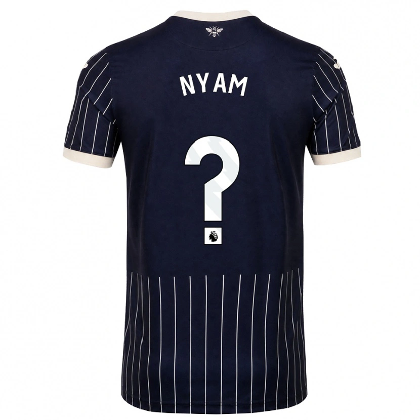 Danxen Damen Jenom Nyam #0 Schwarz Weiß Auswärtstrikot Trikot 2026/27 T-Shirt Österreich
